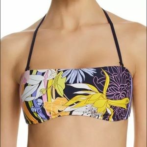 Trina Turk Bal Harbour Bandeau Bikini Top ONLY 10